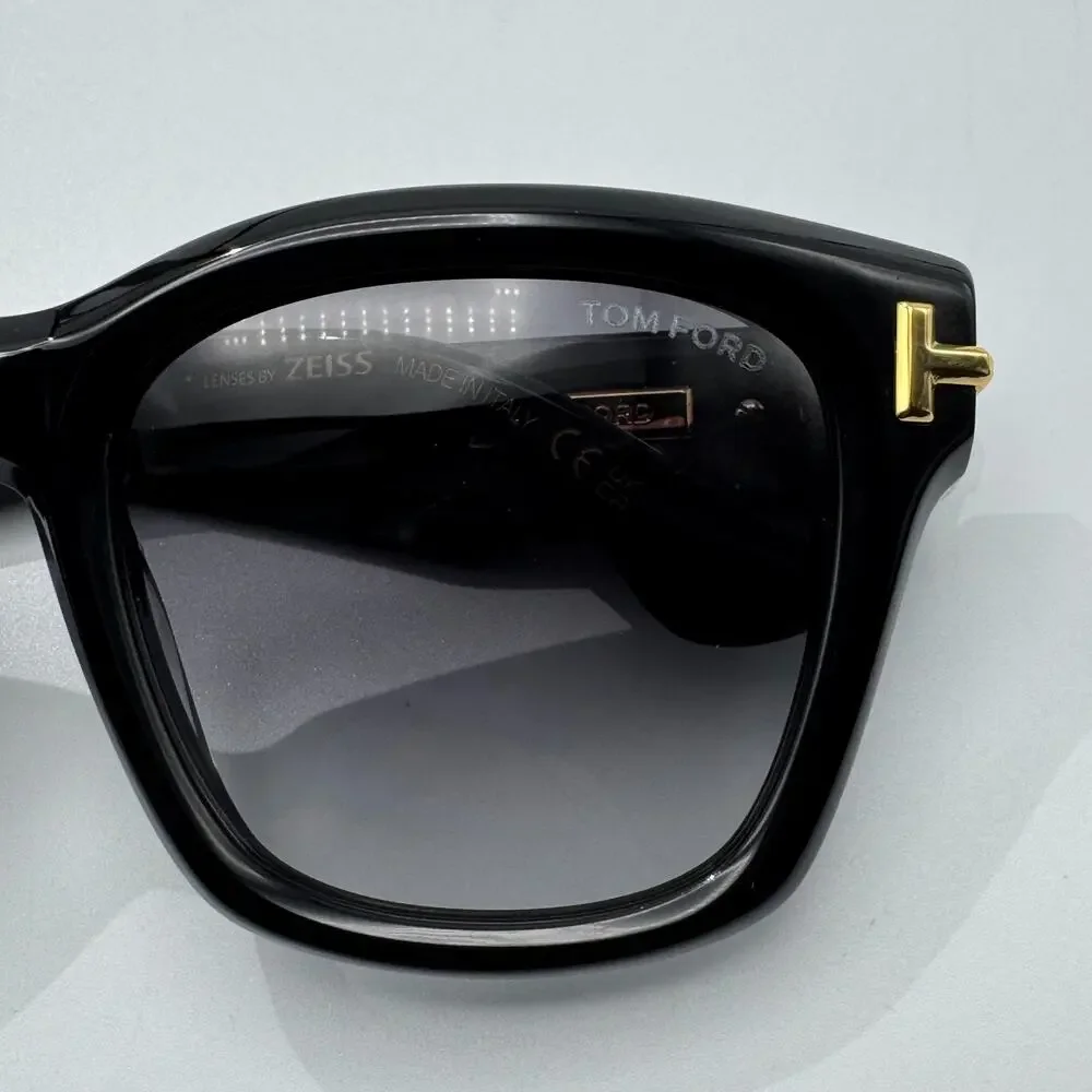 Tom Ford Sunglasses Icon TF1329-F 01B Black Butterfly Gray Gradient Asian Fit